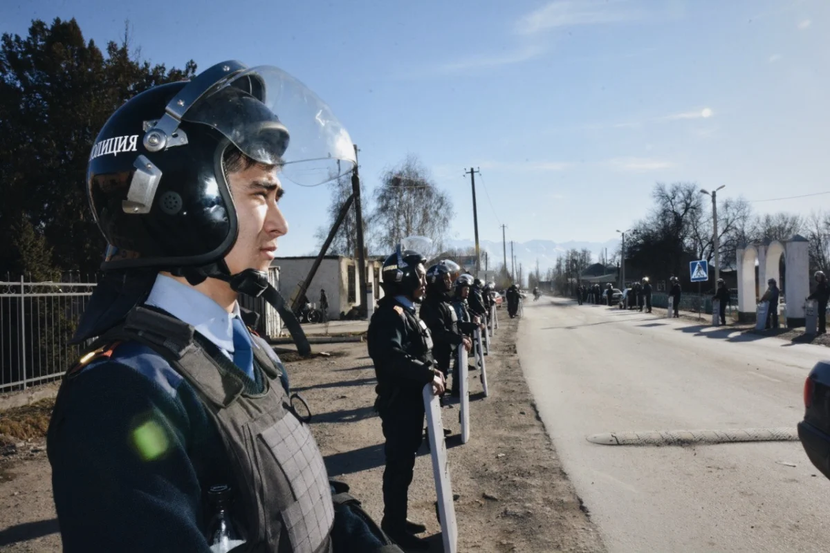 19 полицейских пострадали в Кордайском районе