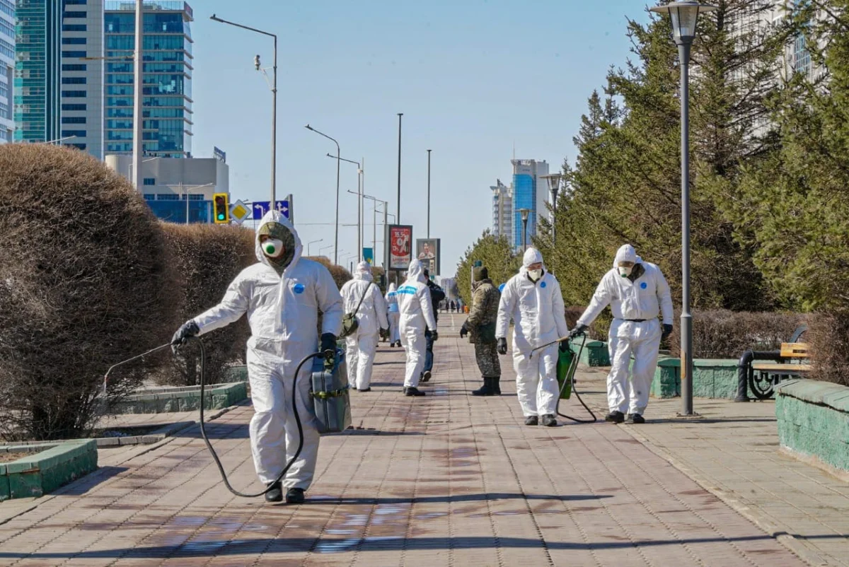 Дезинфекцию улиц и дворов проведут в Нур-Султане