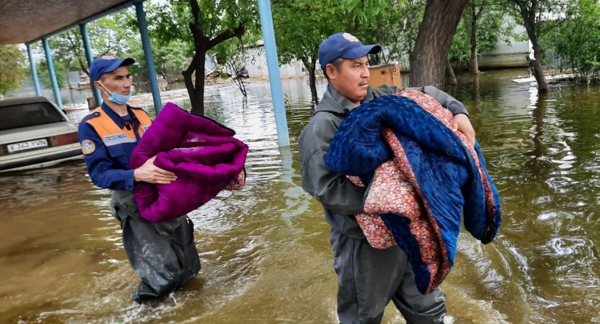 Более 1,5 млн кубометров воды откачано за прошедшие сутки в Мактааральском районе