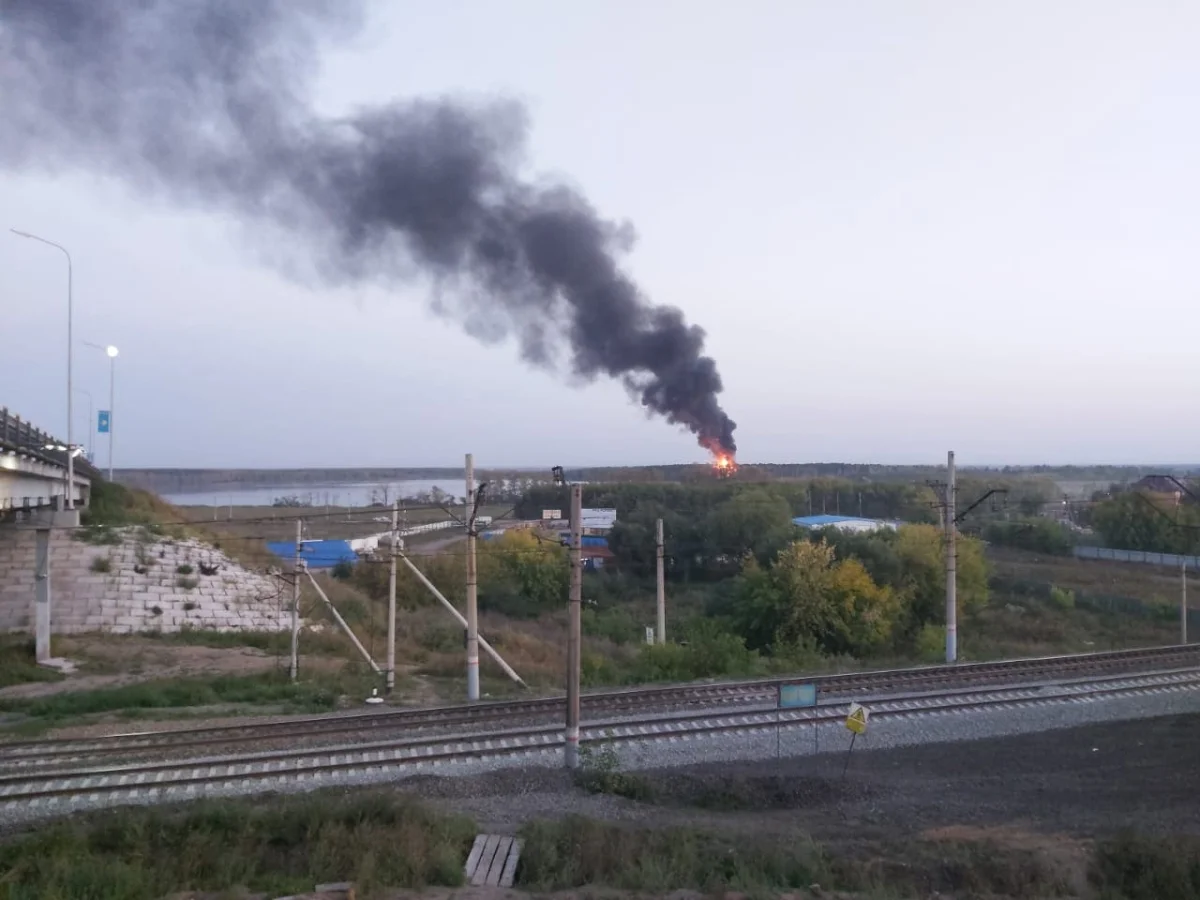 Здание акимата горело в СКО