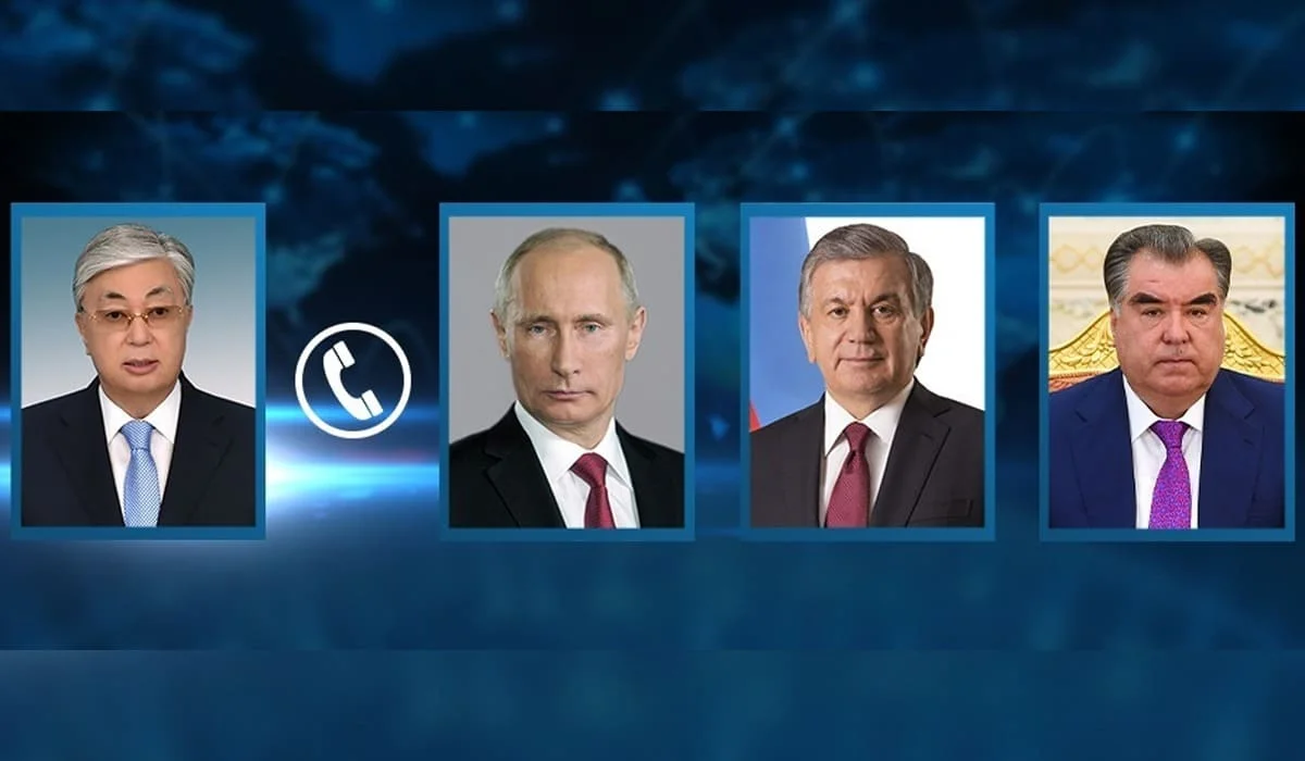 Касым-Жомарт Токаев поговорил с Владимиром Путиным, Шавкатом Мирзиеевым и Эмомали Рахмоном