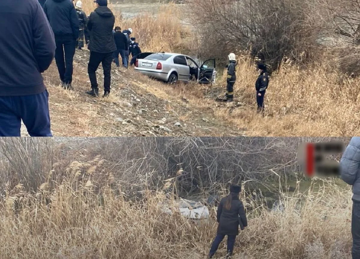 Машина затонула в болоте в Алматинской области, все погибли