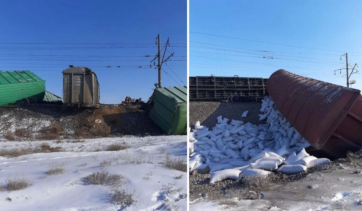 Движение на участке, где сошли с рельсов 12 вагонов, восстановлено