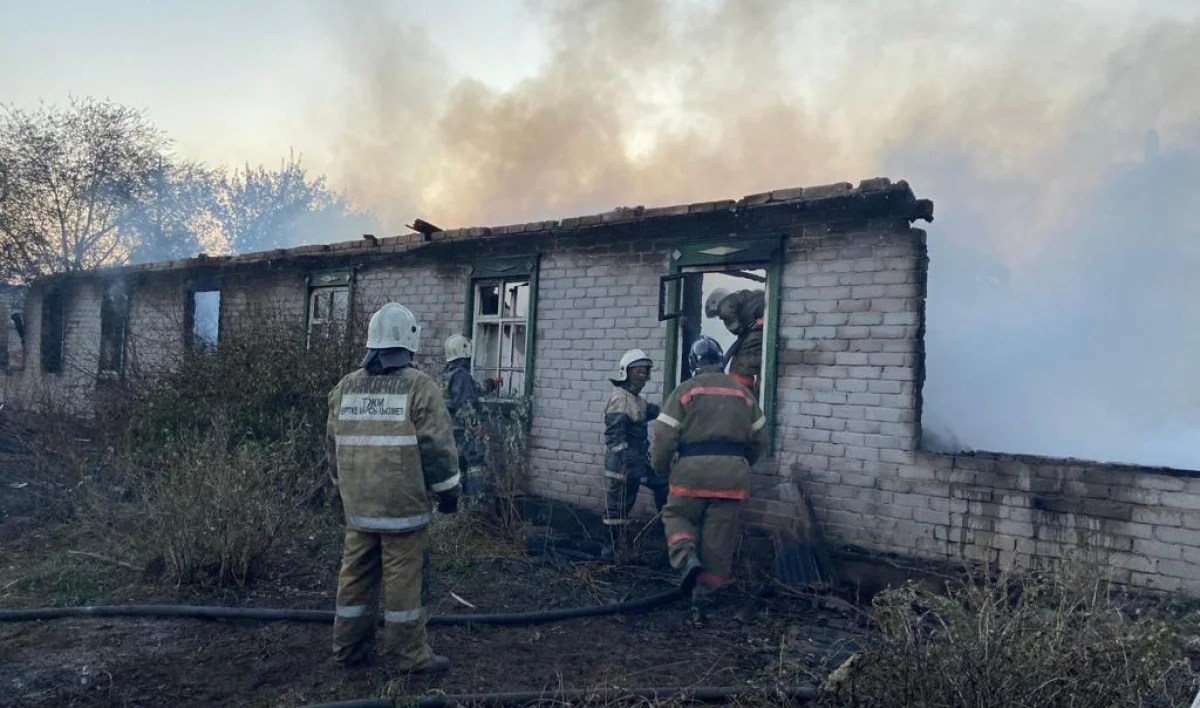 Борьба с пожарами: ситуация в Костанайской области к данному часу