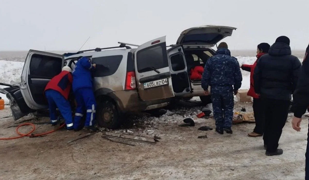 Страшная авария в Актюбинской области: число жертв увеличилось