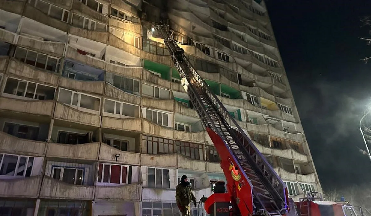 Смертельный пожар в Караганде: полиция начала расследование