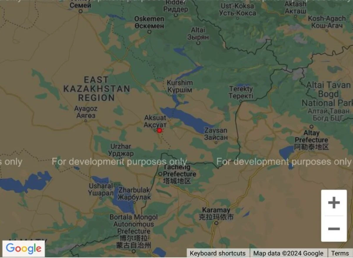 Землетрясение магнитудой 4,2 произошло в Абайской области
