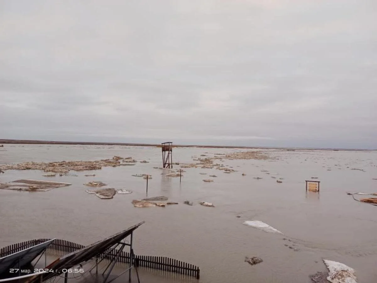 150 человек эвакуировали на вертолетах из затопленных костанайских сел. Видео