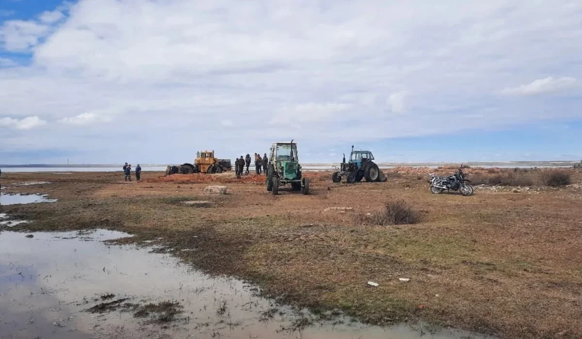 Активные противопаводковые работы продолжаются в Акмолинской области