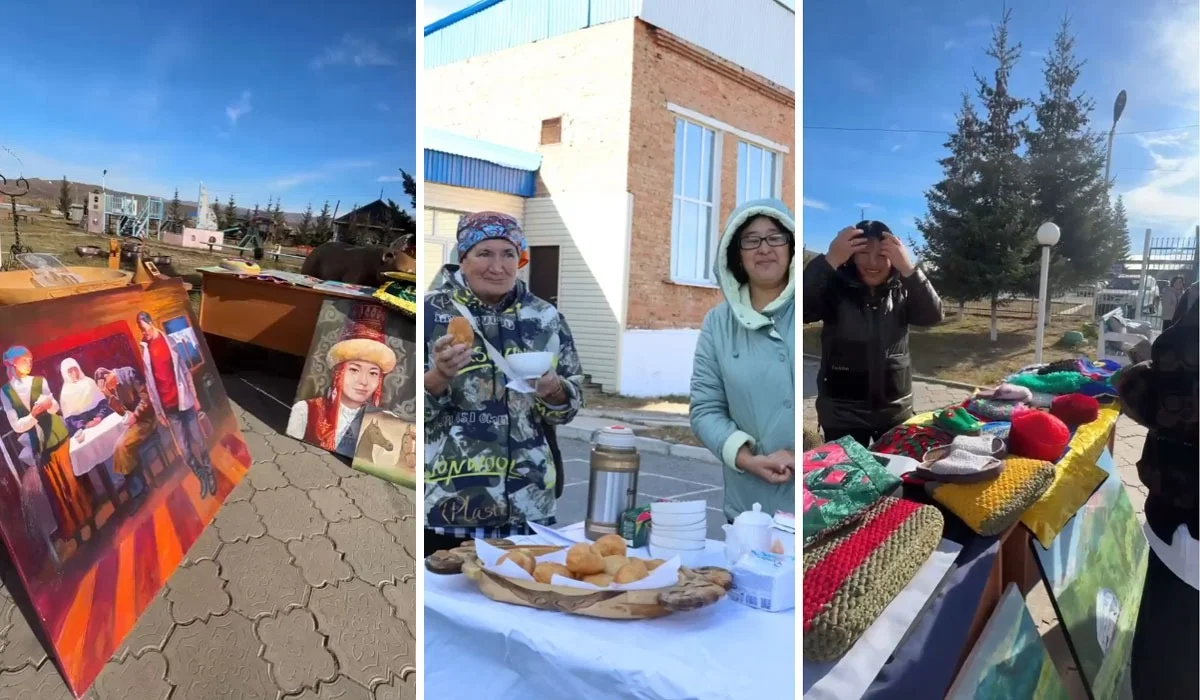 Красочную ярмарку устроили возле участка референдума в ВКО