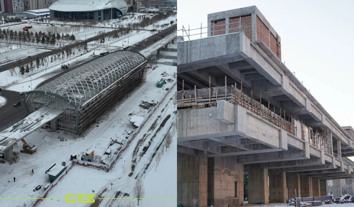 В Астане полностью достроили основные конструкции станций LRT. Что дальше?