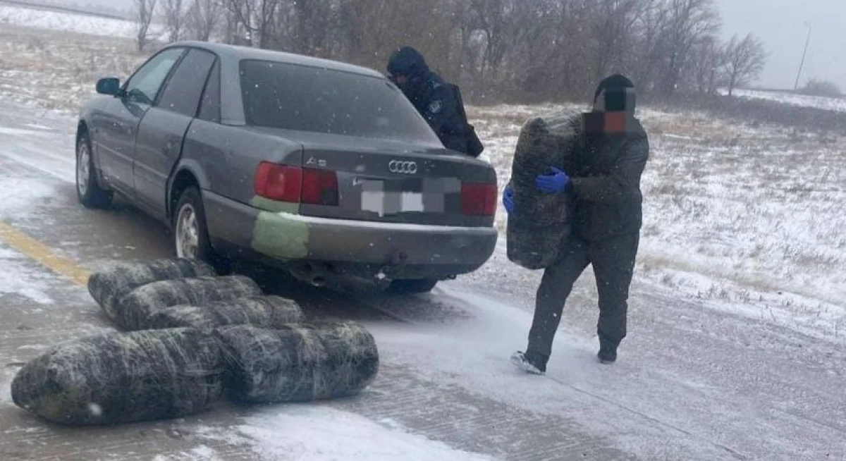 Сотни килограммов наркотиков вез водитель на трассе Караганда – Астана