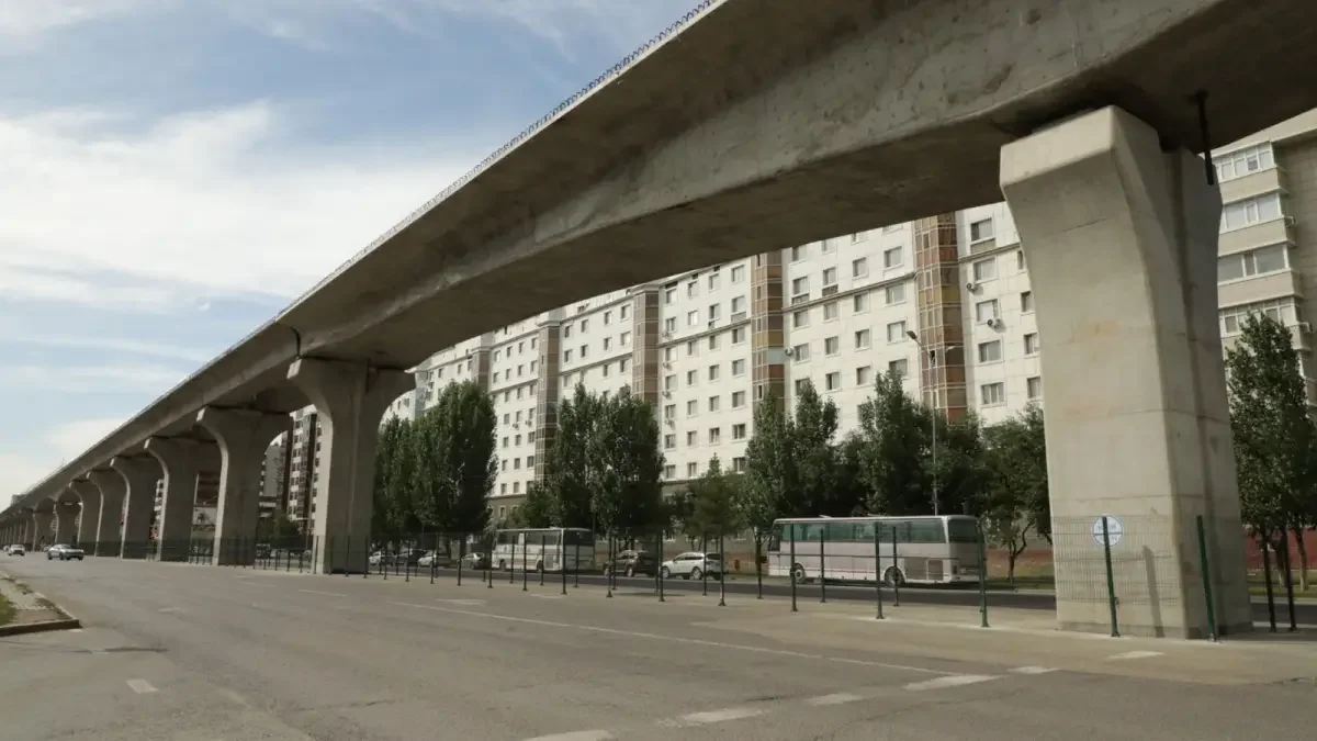 В Астане изменится движение на левобережье из-за работ на LRT