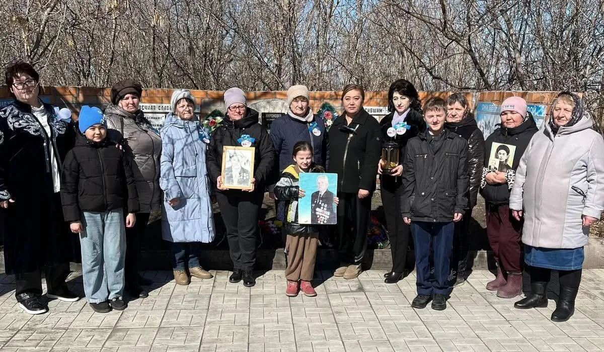 80-лет Победы в ВОВ: акция «Свеча памяти» стартовала в Тайыншинском районе СКО