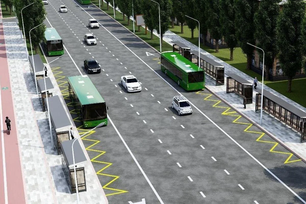 Как будут строить линию BRT по улице Желтоксан в Алматы