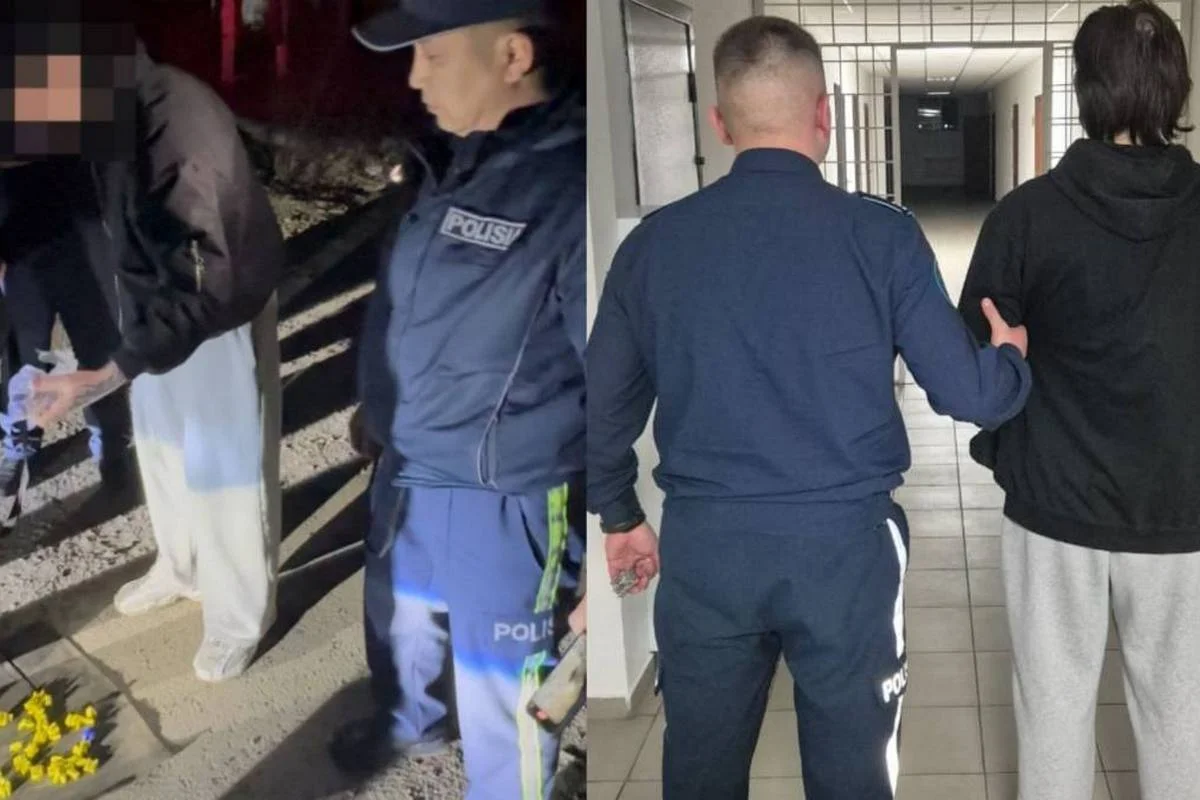 С поличным задержали 19-летнего закладчика «синтетики» в Акмолинской области