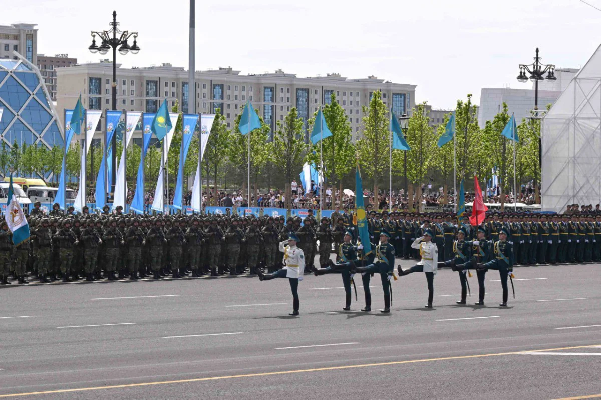 Военный парад, посвященный 80-летию Победы в ВОВ, начался в Астане