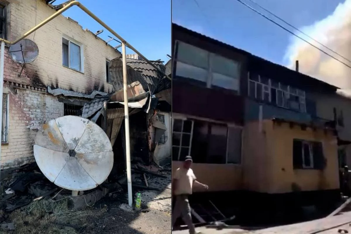 Троих детей спасли из горящего дома полицейский и рабочий в Жетысу