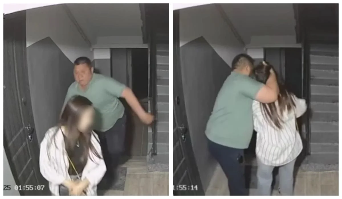 Истошно кричала: мужчина напал на девушку в подъезде многоэтажки в Сатпаеве (ВИДЕО)