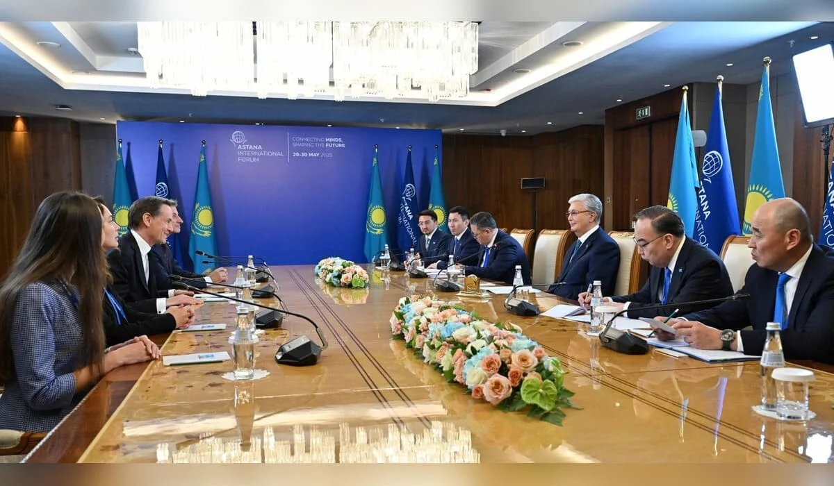 Президент Казахстана принял вице-президента Google по Центральной и Восточной Европе
