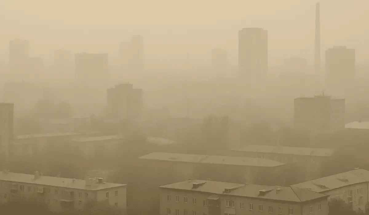 Сильное загрязнение воздуха ожидает жителей двух городов Казахстана