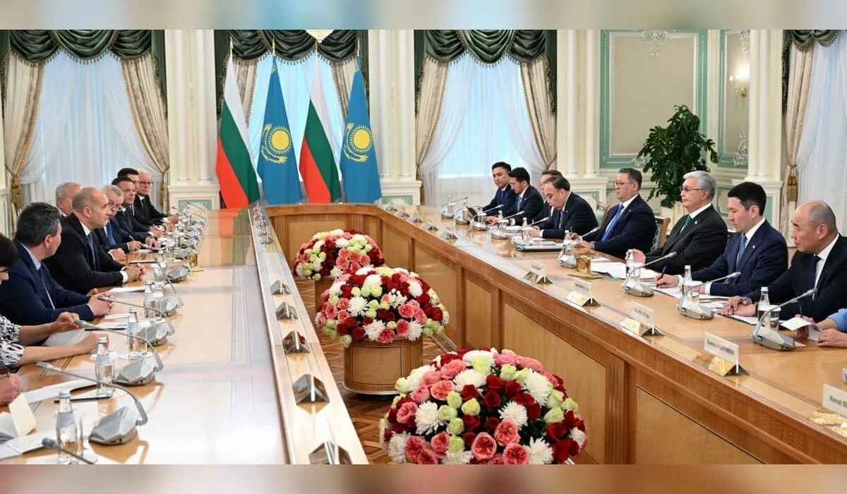 О чем говорили президенты Казахстана и Болгарии на переговорах в Акорде