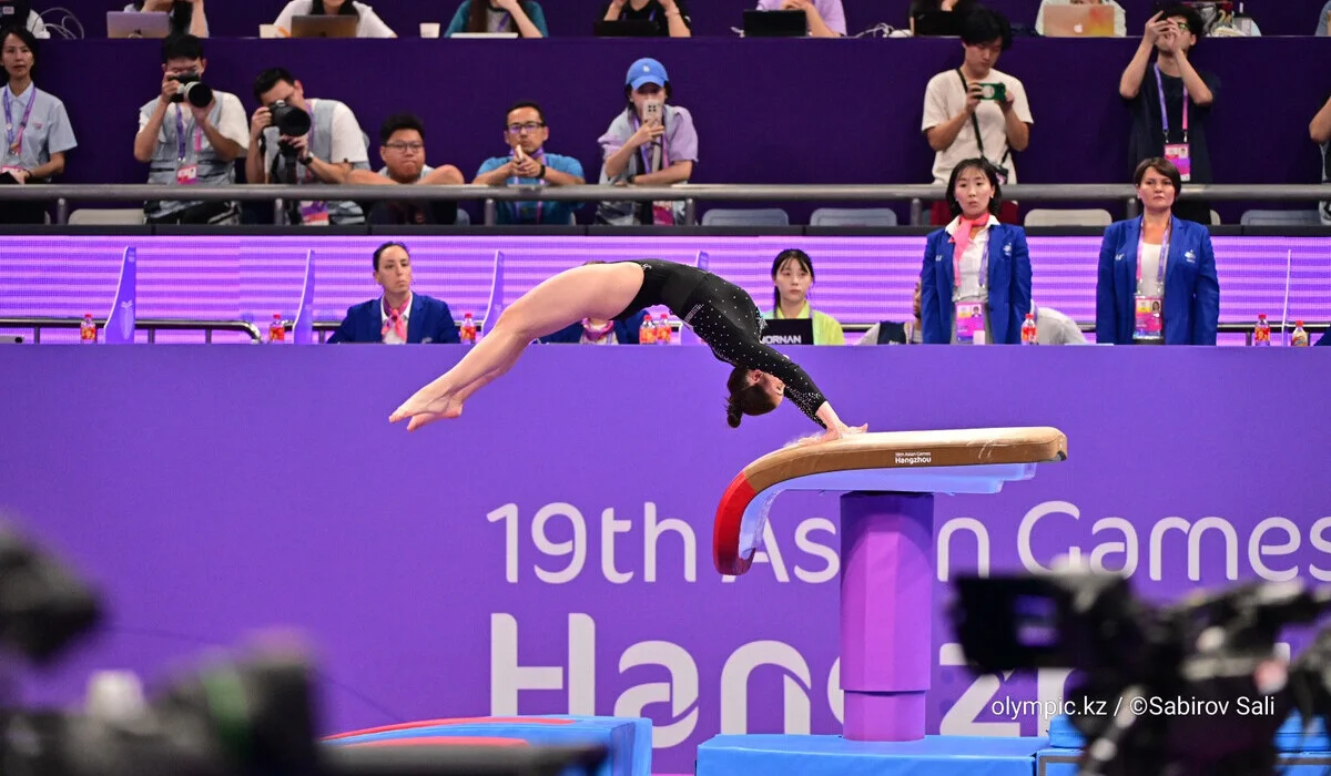 Казахстанка вышла в два финала чемпионата Азии по спортивной гимнастике