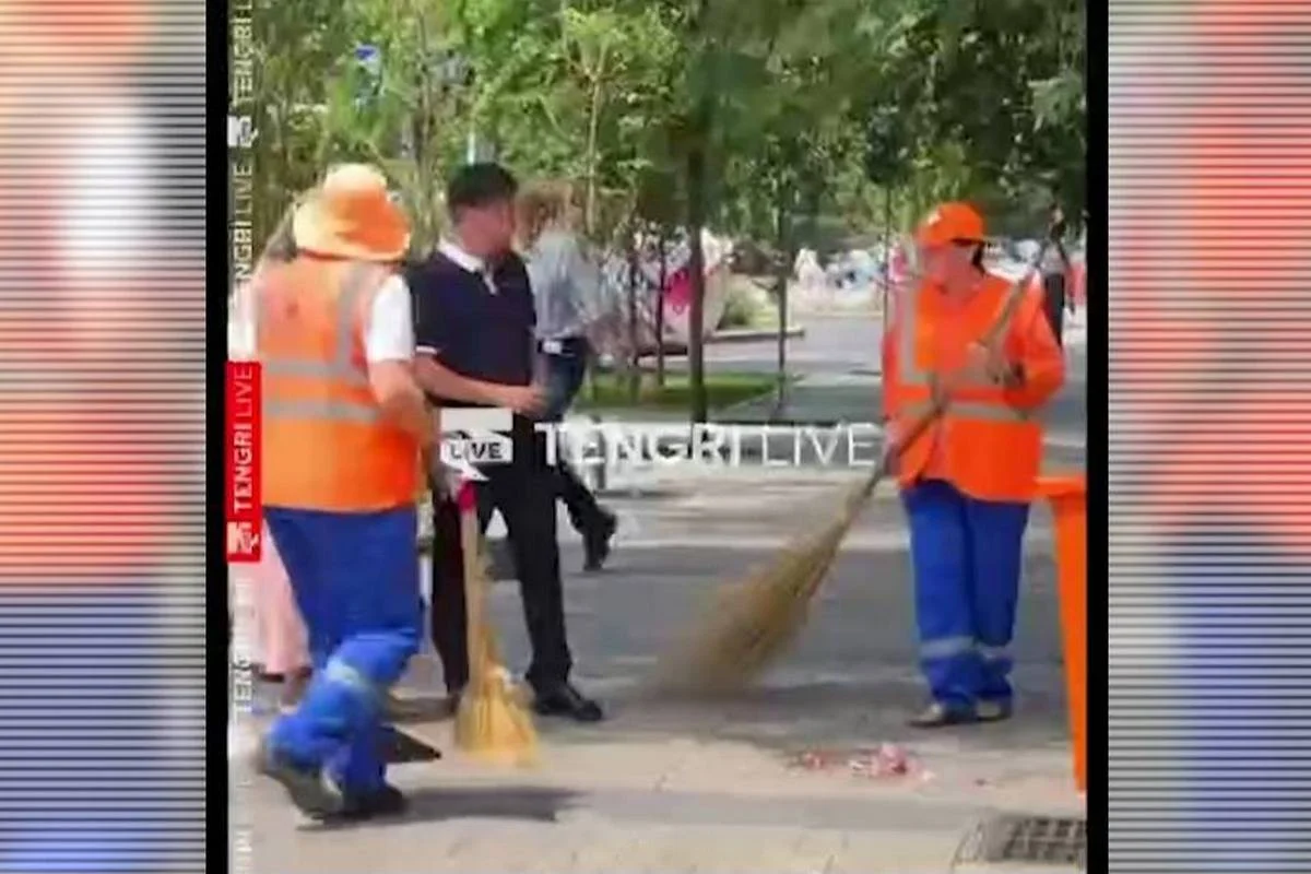 Подметавшую улицы женщину унизили ради пранка в Алматы: блогера арестовали