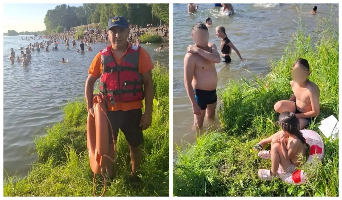 Мужчину с его сына спасли от гибели на глазах у людей в Усть-Каменогорске