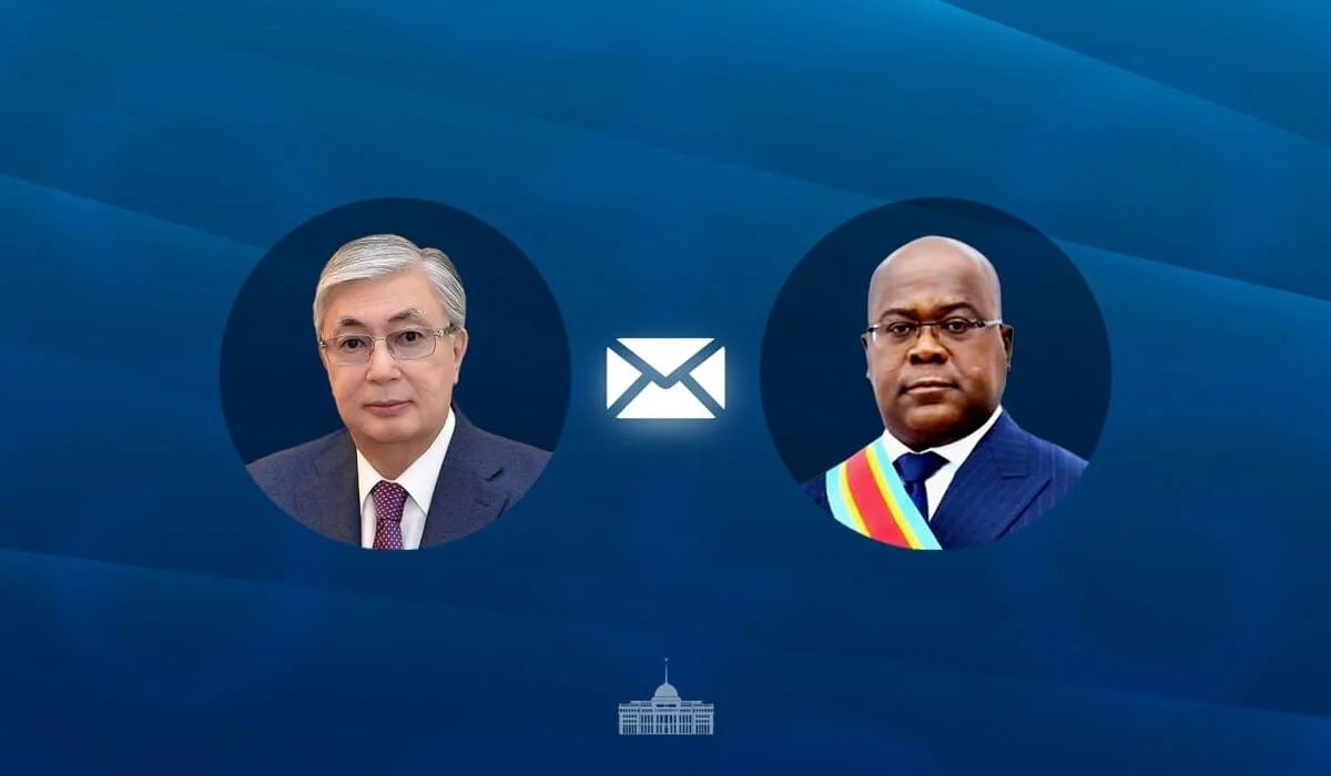 Токаев поздравил президента Демократической Республики Конго