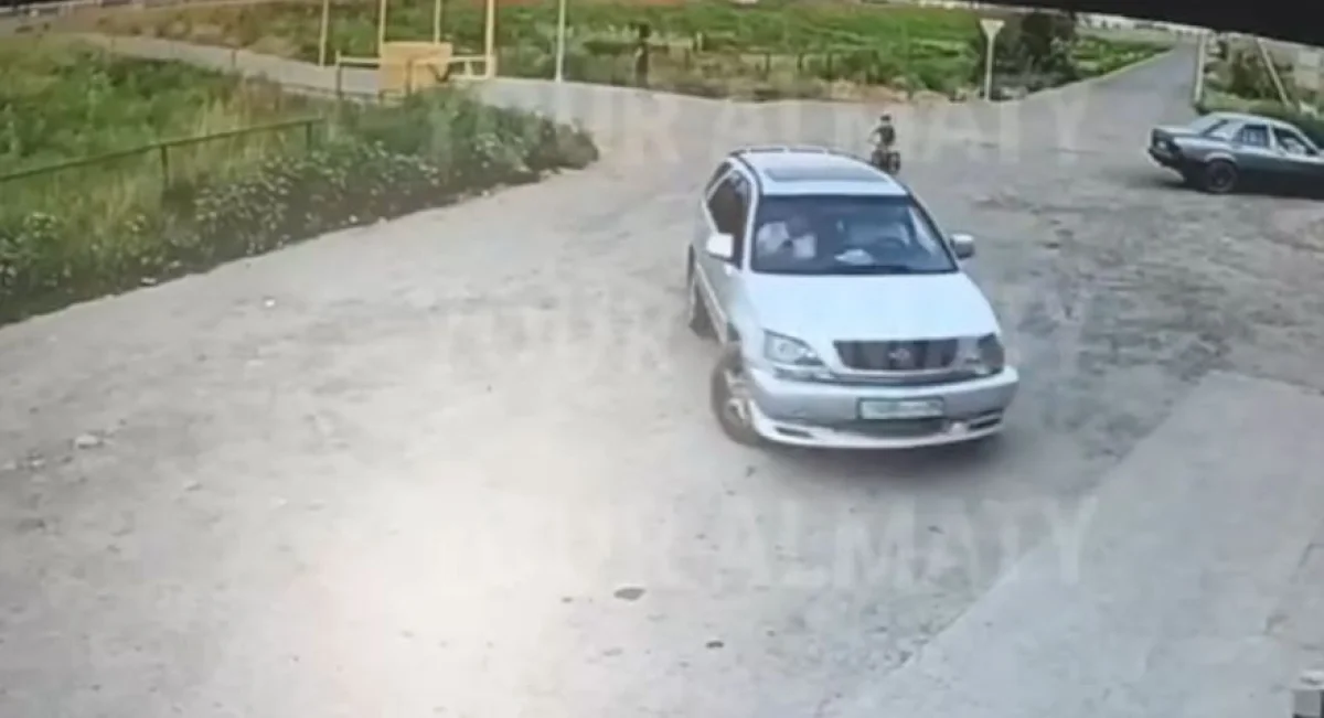 Водитель Lexus наехал на ребенка и скрылся в Алматинской области (ВИДЕО)