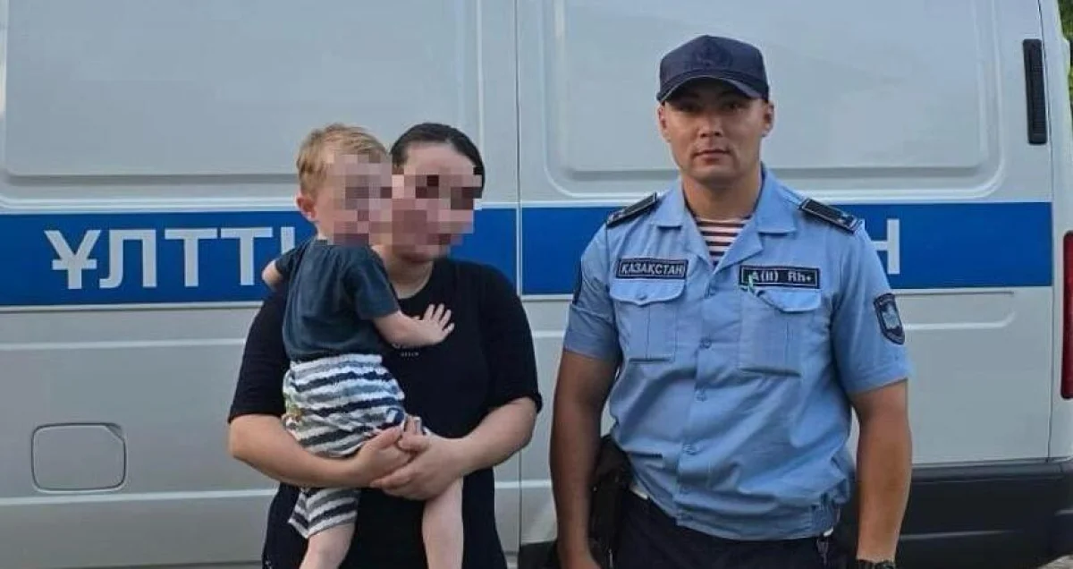 «Он был напуган»: гвардейцы нашли потерявшегося ребенка в Уральске