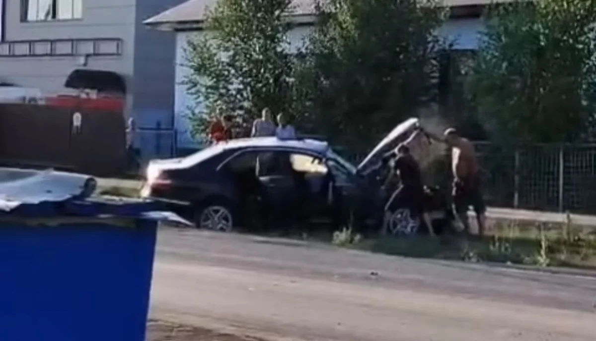 ДТП с участием трех автомобилей произошло в Темиртау, есть пострадавшие