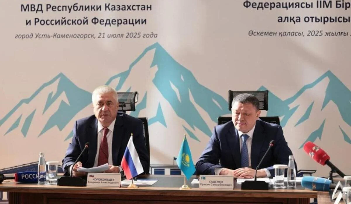 Министры внутренних дел Казахстана и России встретились в Усть-Каменогорске