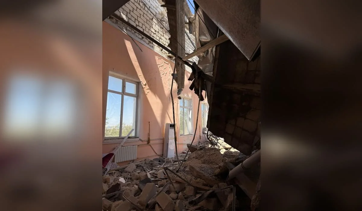 Кровля обрушилась в школе-гимназии в Мангистау: начато досудебное расследование