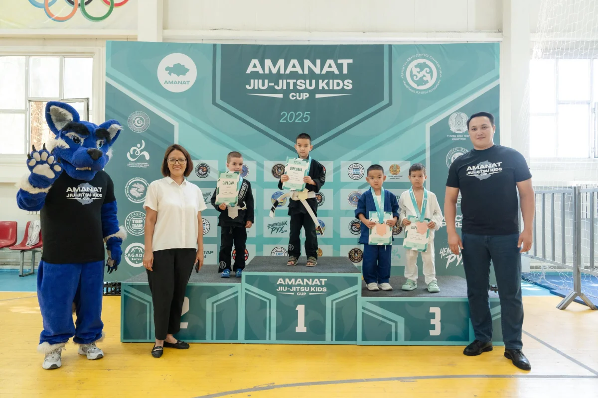 «AMANAT CUP»: в Алматинской области прошел международный детский турнир по джиу-джитсу