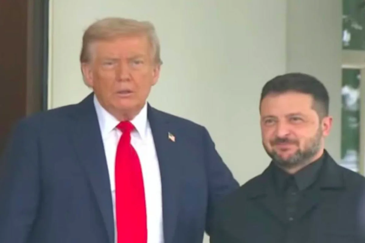Зеленский встретился с Трампом в Белом доме (ВИДЕО)