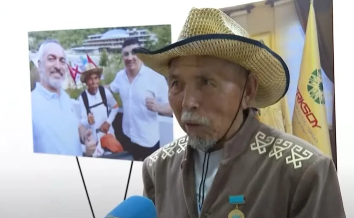 75-летний марафонец из Улытау отправился в пешее путешествие по Европе (ВИДЕО)