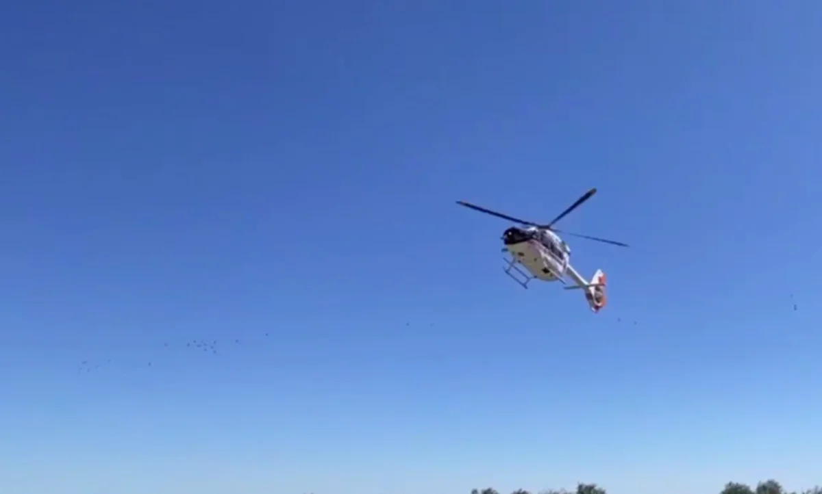 Младенца экстренно эвакуировали вертолетом в Кызылорду (ВИДЕО)