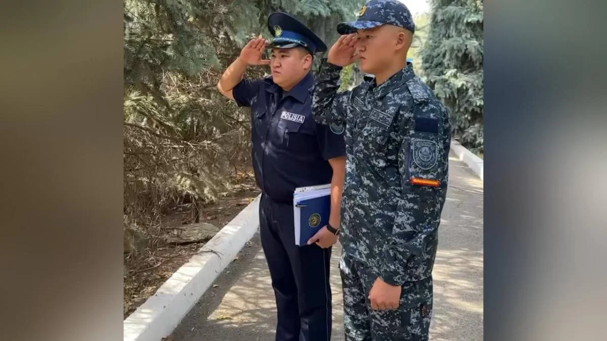 Cын погибшего офицера из Алматы пошел по стопам отца