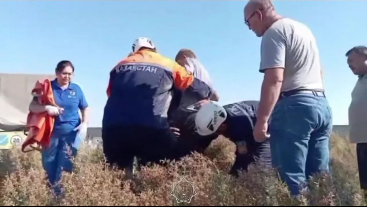 Подросток вместе с лошадью упал в пятиметровую яму в Шымкенте