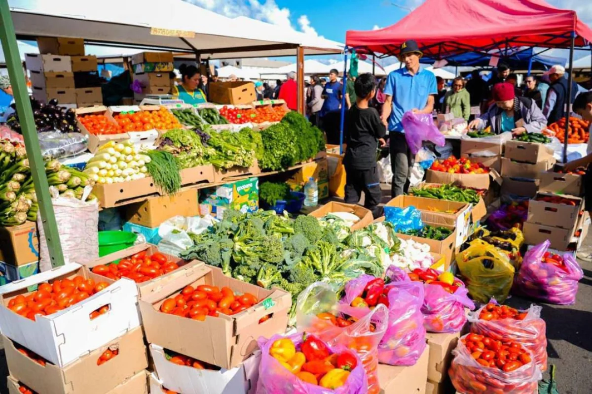 Более 400 тонн сельхозпродукции привезли в Астану фермеры из регионов