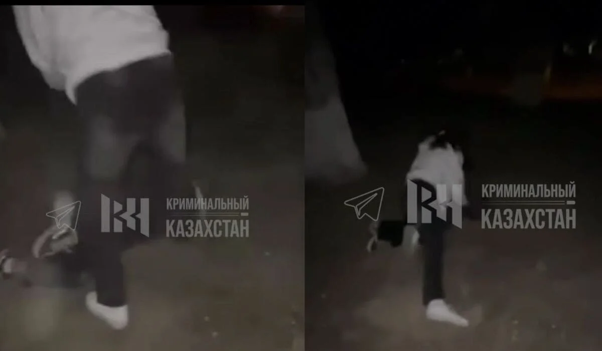 Пинала по голове: студентка жестоко избивала лежащую на земле ровесницу в Атырау (ВИДЕО)