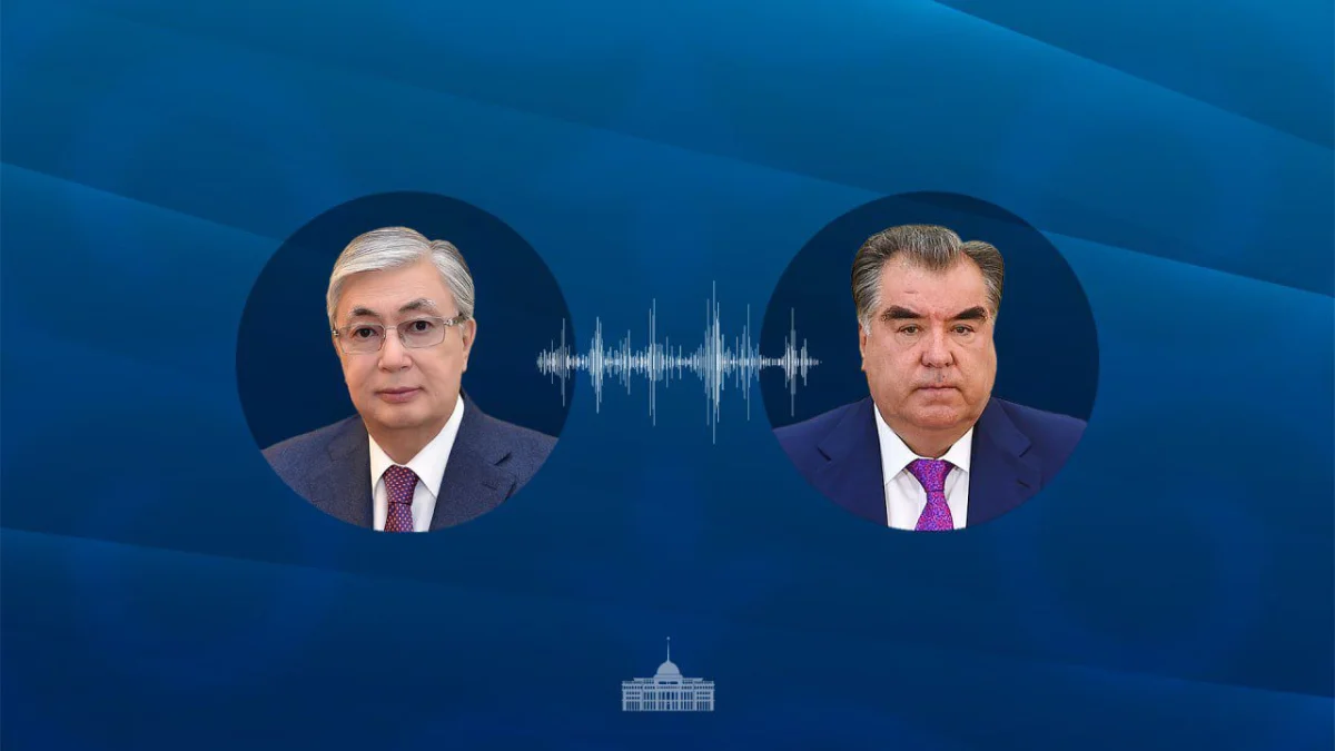 Токаев и Рахмон обсудили развитие сотрудничества между Казахстаном и Таджикистаном