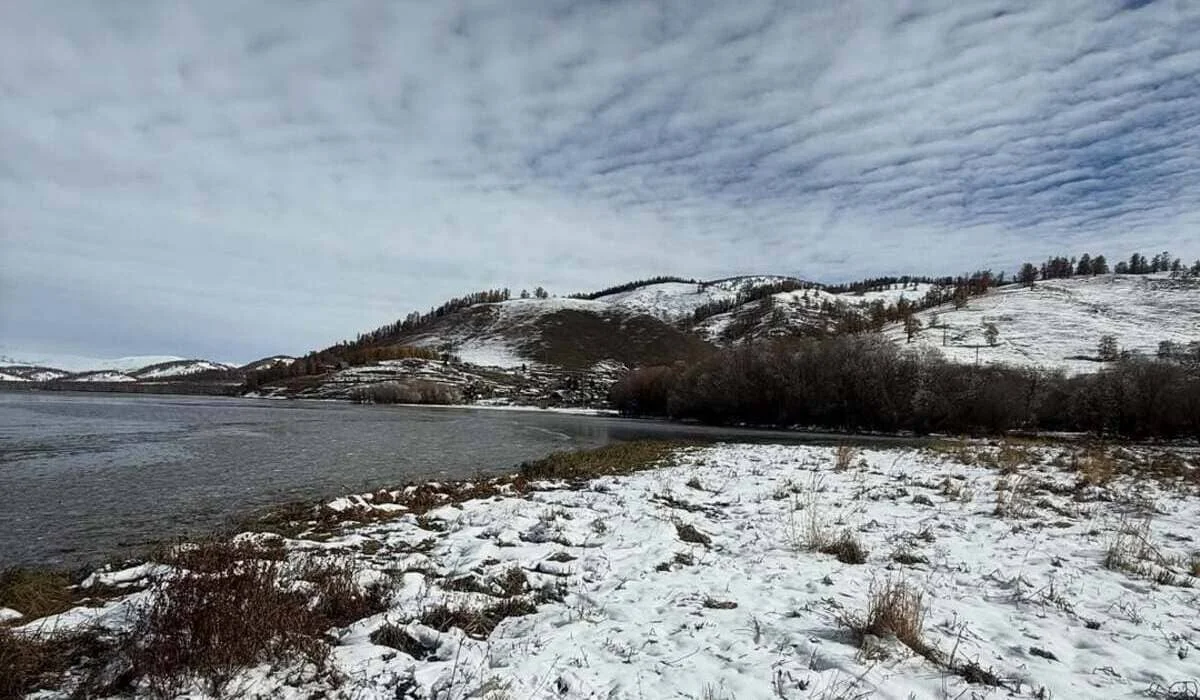 Климатическая зима наступила в самом холодном месте Казахстана (ФОТО)