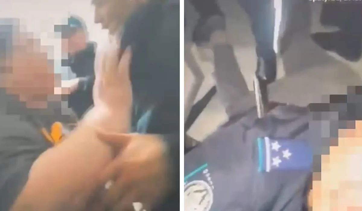 Женщина воткнула нож в спину полицейского в Атырау (ВИДЕО)
