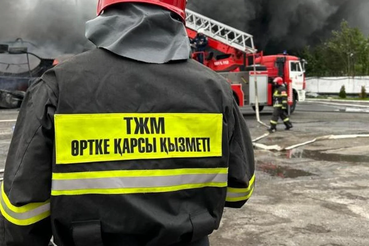 Спасатели эвакуировали 33 человека при пожаре в девятиэтажке в Астане