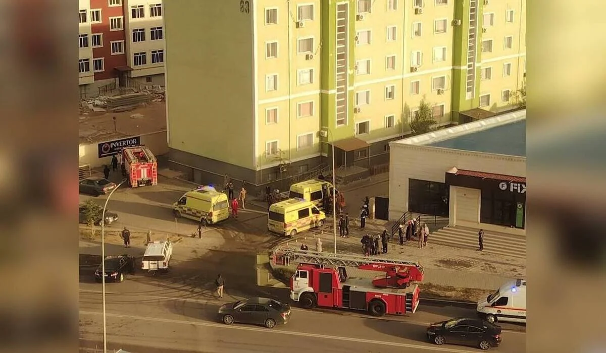 Взрыв газового баллона в Актау: стало известно о состоянии пяти пострадавших (ВИДЕО)
