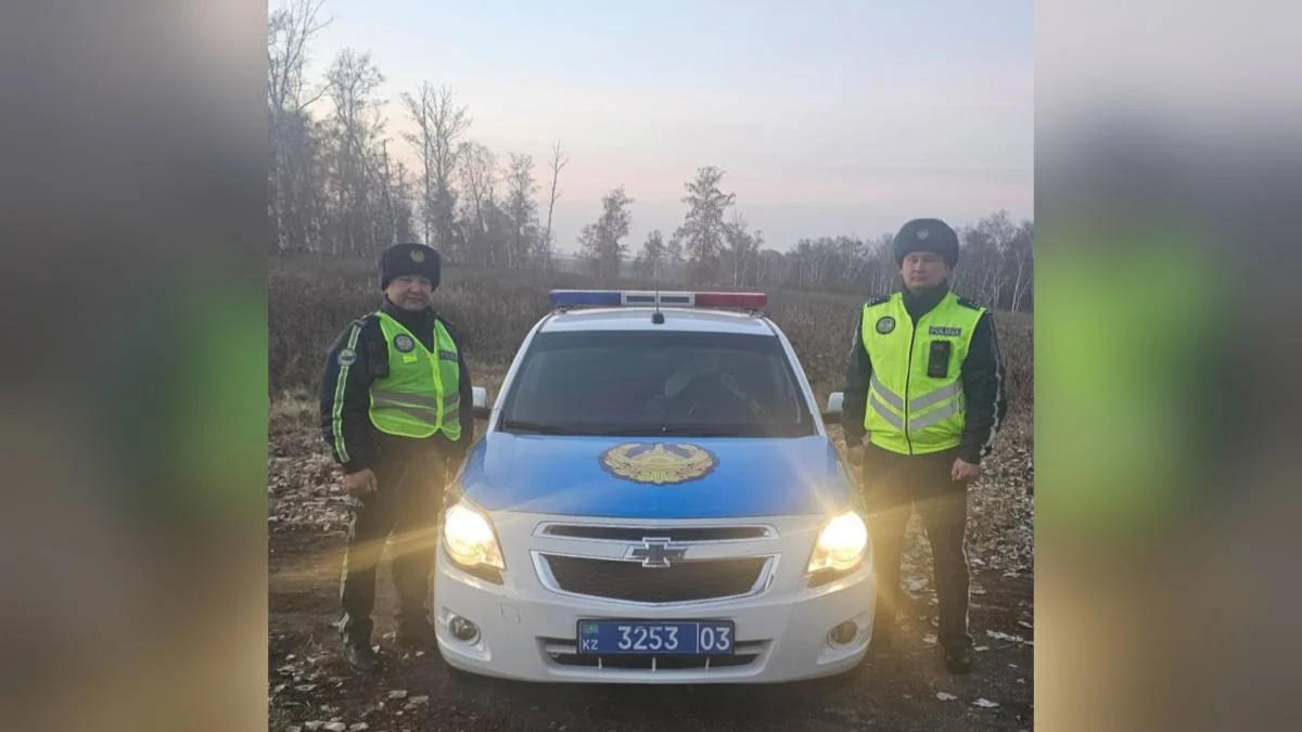 Казахстанец едва не погиб за рулем: патрульные предотвратили аварию