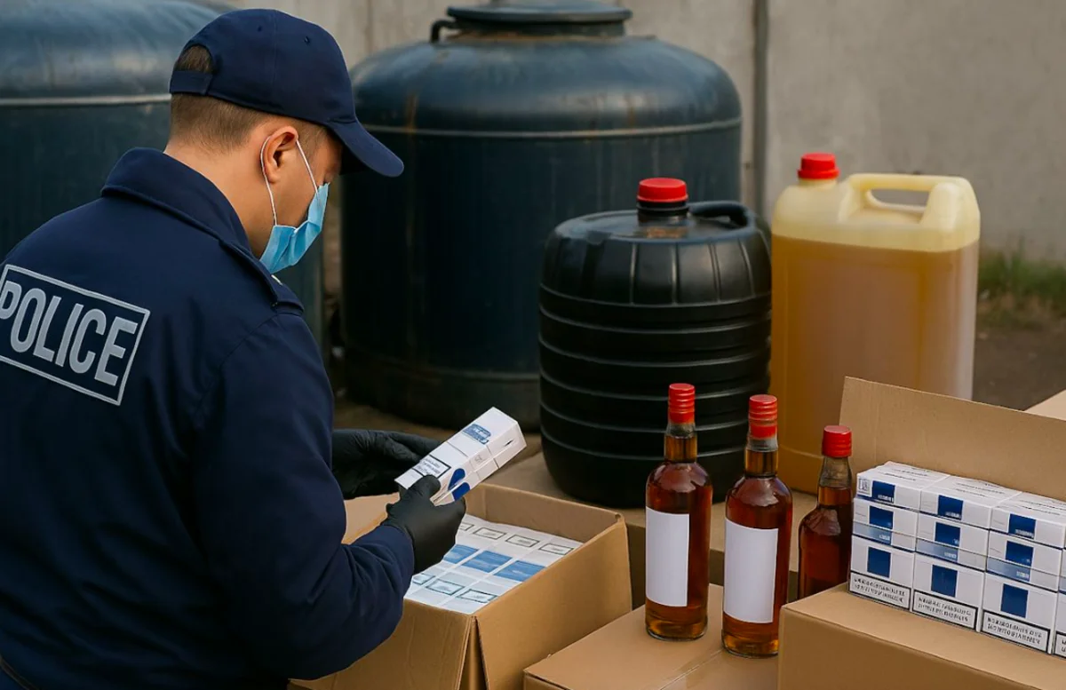 Продавцов нелегального спиртного, табака и горючего поймали в Атырауской области